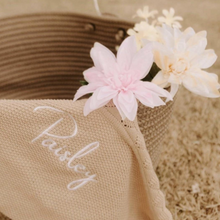 Load image into Gallery viewer, Personalised Baby Blanket | Sand