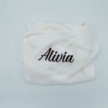 Load image into Gallery viewer, Personalised Baby Blanket | Cream