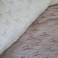 Load image into Gallery viewer, Heirloom Leaf Knit Blanket