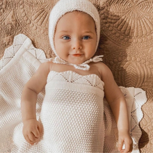 Load image into Gallery viewer, Personalised Baby Blanket | White