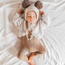 Load image into Gallery viewer, Ribbed Suspender Tights | Long