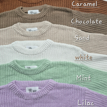 Load image into Gallery viewer, Personalised Knitted Jumper | Lilac