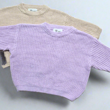 Load image into Gallery viewer, Personalised Knitted Jumper | Lilac