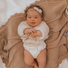 Load image into Gallery viewer, Personalised Baby Blanket | Sand