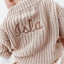 Load image into Gallery viewer, Personalised Knitted Jumper | Sand