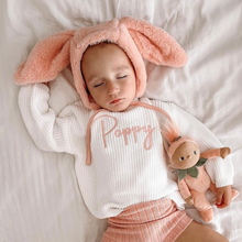 Load image into Gallery viewer, Personalised Knitted Jumper | White