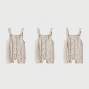 CABLE KNIT ROMPER