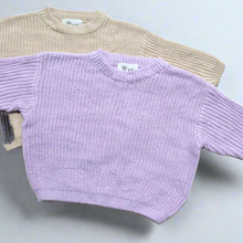 Load image into Gallery viewer, Personalised Knitted Jumper | Lilac
