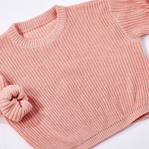 Personalised Knitted Jumper | Peach Color