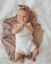 Load image into Gallery viewer, PERSONALISED ROMPER | WHITE
