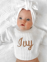 Load image into Gallery viewer, PERSONALISED JUMPER | PURE WHITE
