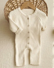 Load image into Gallery viewer, KNIT ROMPER | BUTTERMILK
